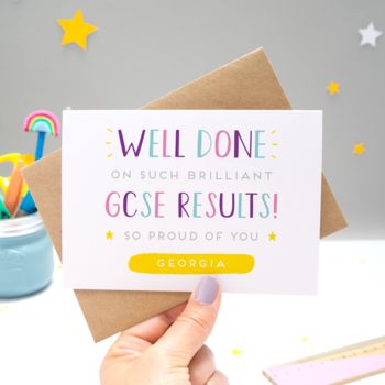 Personalised Proud Exam Results Card, 2 of 8