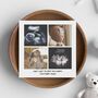 Personalised Four Photo Pregnancy Card – Keepsake For Mummy Or Daddy To Be, thumbnail 5 of 5