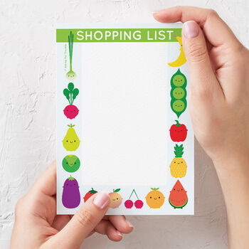 Kawaii Magnetic Shopping List Pad, 3 of 7