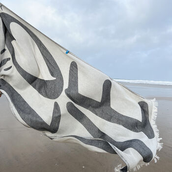 Personalised Valentines Gift Throw Towel For Her, 2 of 10