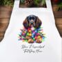Personalised Sprocker Spaniel In Christmas Lights, thumbnail 4 of 10