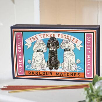 Three Poodles Giant Matchbox Gift, 4 of 4