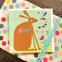 Rabbit 3rd Birthday Card, thumbnail 4 of 5