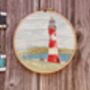 The Lighthouse, Modern Embroidery Kit, thumbnail 2 of 5