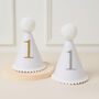 White First Birthday Party Hat, thumbnail 2 of 6