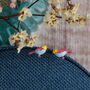 'You Are Fabulous' Sterling Silver Bird Earrings, thumbnail 5 of 5