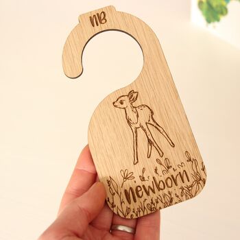 Realistic Woodland Baby Animal Nursery Wardrobe Divider, 7 of 8