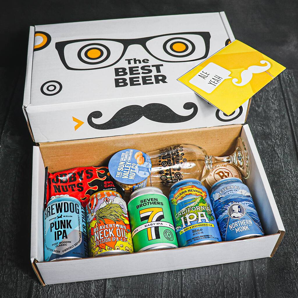 Ipa Beer Gift Set With Glass And Snacks By SpiritSmith