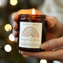 Christmas Gift For Couple Staying Home Festive Candle, thumbnail 2 of 11