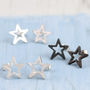Star Stud Earrings Celestial Jewellery Gift, thumbnail 2 of 9