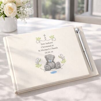 Christening Guest Book Baptism Memory Book, 4 of 7