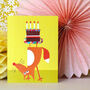 Mini Topsy Turvy Fox Card, thumbnail 4 of 5