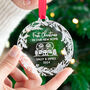 Personalised Couple's Our First Christmas In New Home Bauble, thumbnail 1 of 5