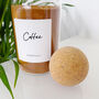 Set Of Tea, Coffee And Sugar Cork Ball Glass Jars, thumbnail 8 of 9