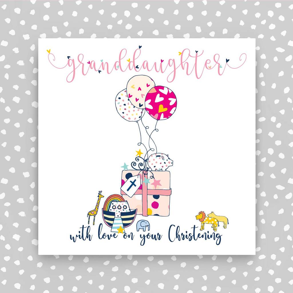 Granddaughter Or Grandson Christening Card, 1 of 2