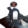 Grim Reaper 3D Pop Up Mirrored Tombstone Birthday Card, thumbnail 2 of 7