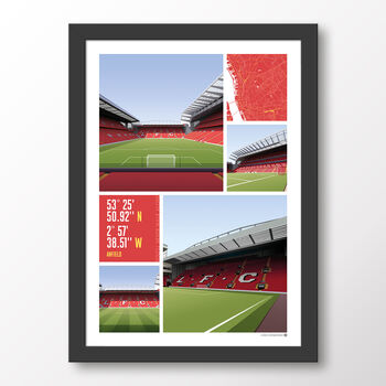 Liverpool Fc Views Of Anfield Poster, 6 of 6