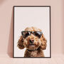 Cockapoo In Sunglasses Print, thumbnail 2 of 8