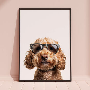 Cockapoo In Sunglasses Print, 2 of 8