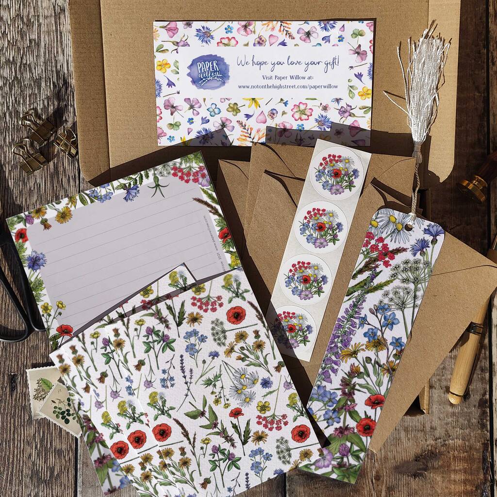 Wildflower Meadow Stationery Gift Set, 1 of 6