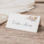 Wedding Place Cards Floral Pink Lilies, thumbnail 2 of 5