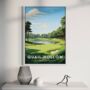 Quail Hollow Golf Course Poster – Golf Wall Art Print | Gift For Golfers, Dad, Husband, Golf Gift For Him, thumbnail 1 of 2