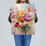 Wildflower Explosion Bright Floral Wall Art Print, thumbnail 2 of 6