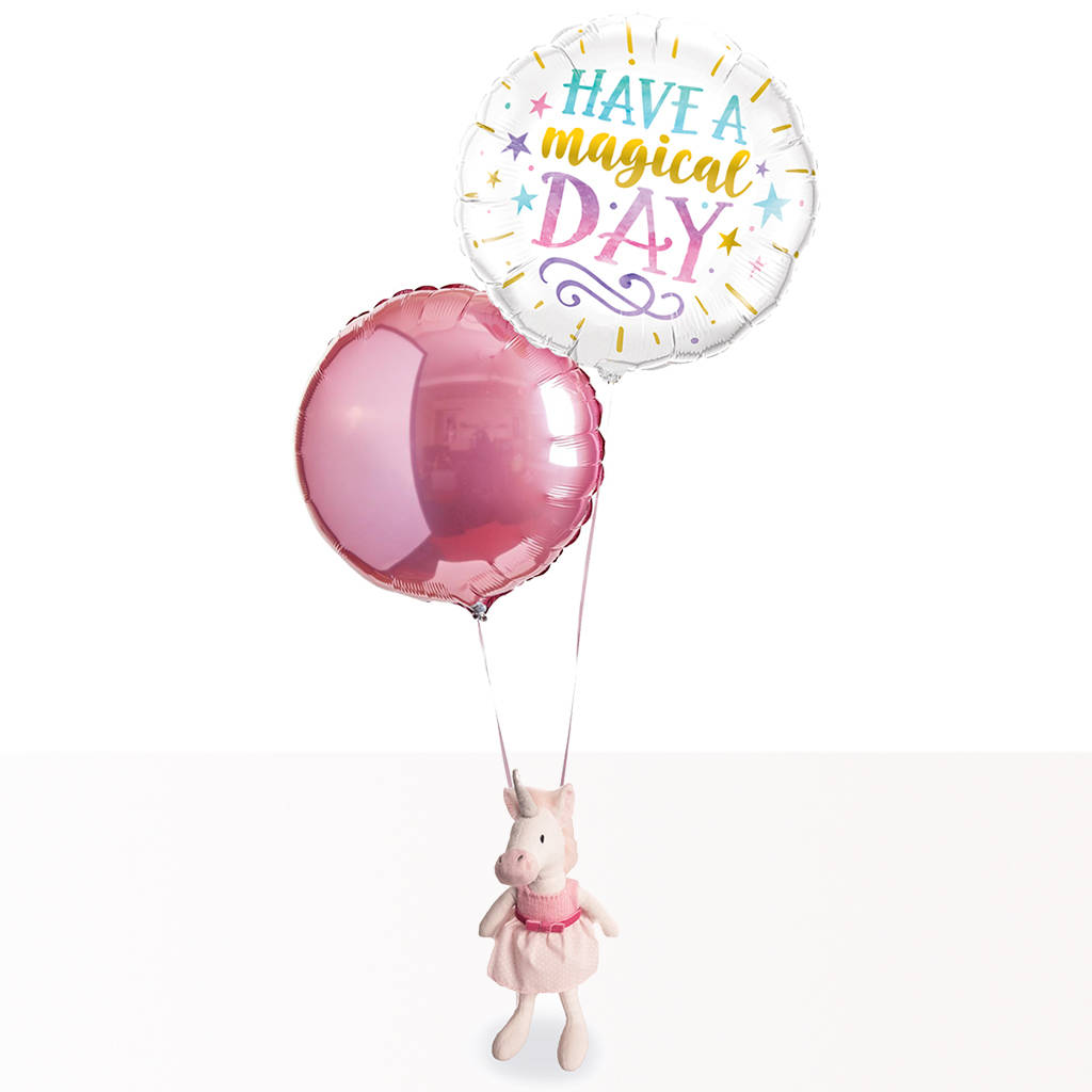 Image of Magical Balloons And Pandora The Unicorn Soft Toy