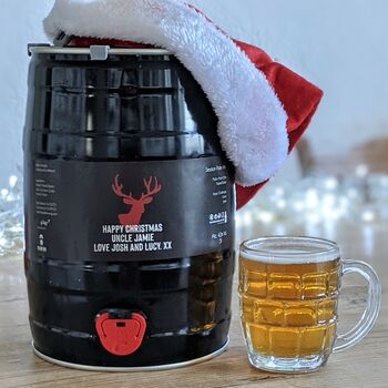 Personalised Christmas Craft Beer Keg, 4 of 5