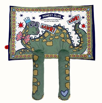 Honest Olive Mindful Pillowcase With Cuddle Arms And Positive Mantra, 3 of 9