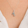 Sterling Silver Faith, Hope And Charity Necklace, thumbnail 1 of 12