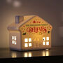 Personalised 'Believes' Christmas LED House – Christmas Ornament, thumbnail 1 of 5