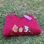 Woodland Animal Folk Band Embroidered Sweatshirt, thumbnail 4 of 4