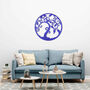 Round Wooden Tree Of Life Home Room Wall Art, thumbnail 12 of 12