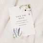 Meadow Floral Wedding Save The Dates, thumbnail 1 of 4