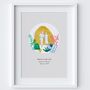 Personalised Forever And Ever Wedding Art Print, thumbnail 4 of 4