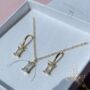 Necklace And Earrings Gift Set For Bridesmaids, thumbnail 5 of 5