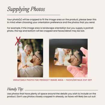 Personalised Father's Day Three Photo Bookmark, 3 of 3