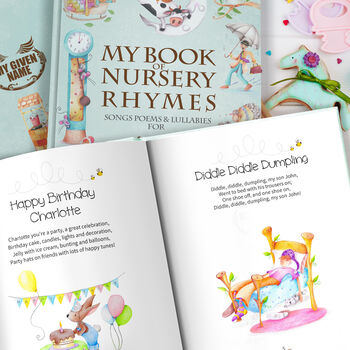 1st Birthday Book Of Nursery Rhymes And Poems, 4 of 11
