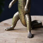 Gold Gobbling Crocodile Candlestick, thumbnail 5 of 5
