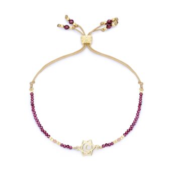 Sacral Chakra Garnet And Sunstone Bracelet And Necklaces, 2 of 7