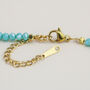 Turquoise And Pearl Bead Necklace, thumbnail 3 of 3