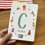 Personalised Alphabet Initial Name Card, thumbnail 1 of 6