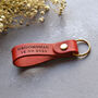 Personalised Leather Keyrings Groomsmen Wedding Gifts, thumbnail 3 of 8