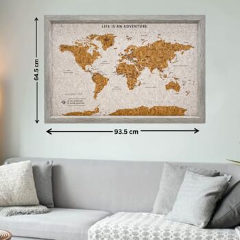 Travel Map With Pins Travel Gifts, 7 of 10