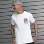 Personalised T Shirt With Small Coat Of Arms, thumbnail 6 of 12