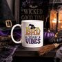 Bad Witch Vibes Halloween Mug Gift, thumbnail 1 of 6