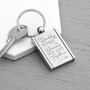 Personalise Home Is Wherever You Are Keyring, thumbnail 5 of 10