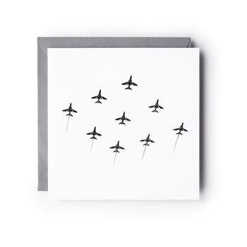 Red Arrows Formation – Aviation Card, 2 of 6
