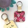 Personalised May Birth Flower Keyring, thumbnail 1 of 3